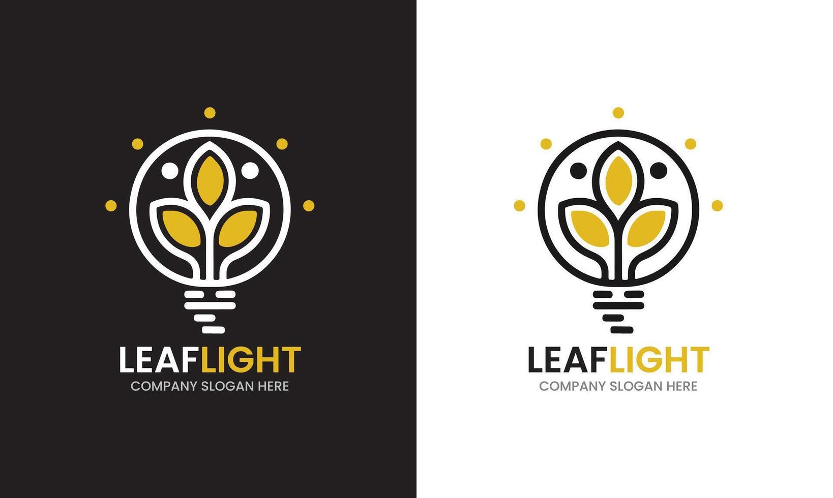 Green leaf nature green power lamp bulb isolated green eco energy concept vector icon