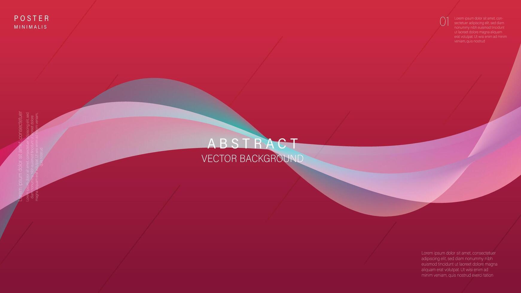 3d abstract motion fluid background, modern line wave with multi color vector