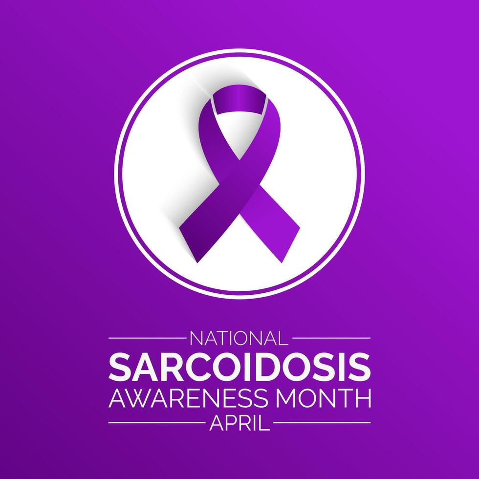 Sarcoidosis Awareness Month. Vector Design. Banner poster, flyer and background design.