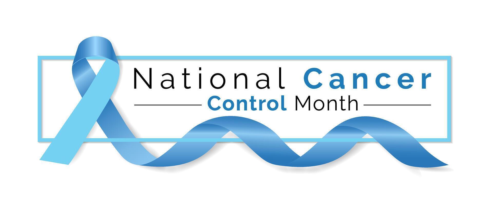 National Cancer Control Month observed in April every year. Vector Illustration . Banner poster, flyer and background design.