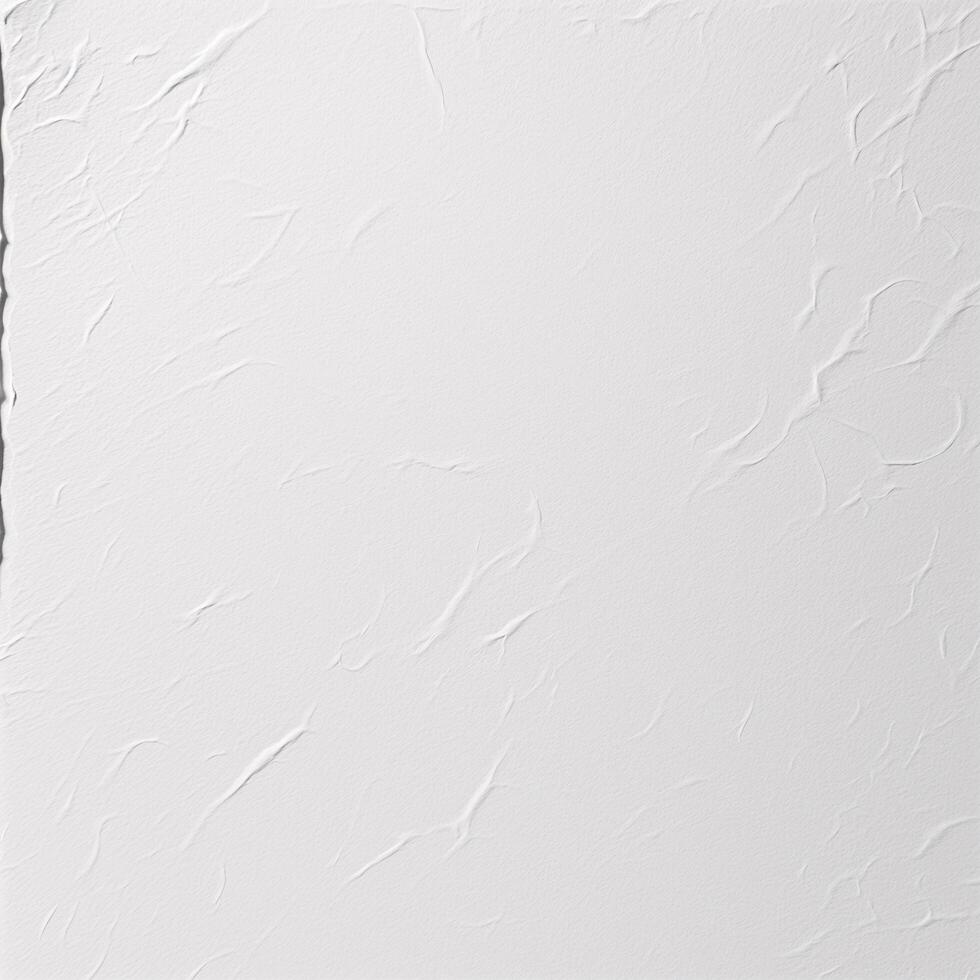 AI generated crumpled white paper texture background photo