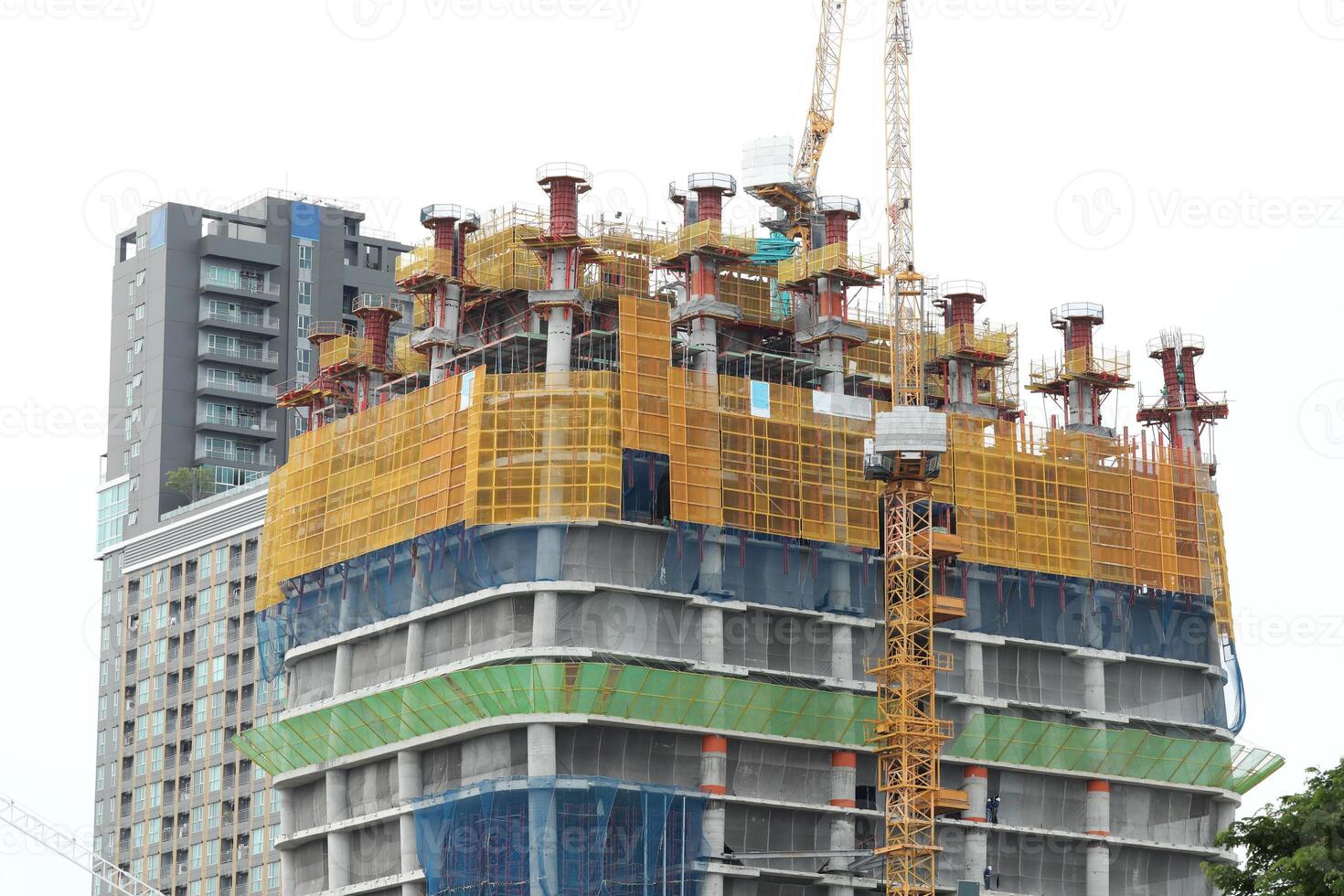 High rise building under construction photo