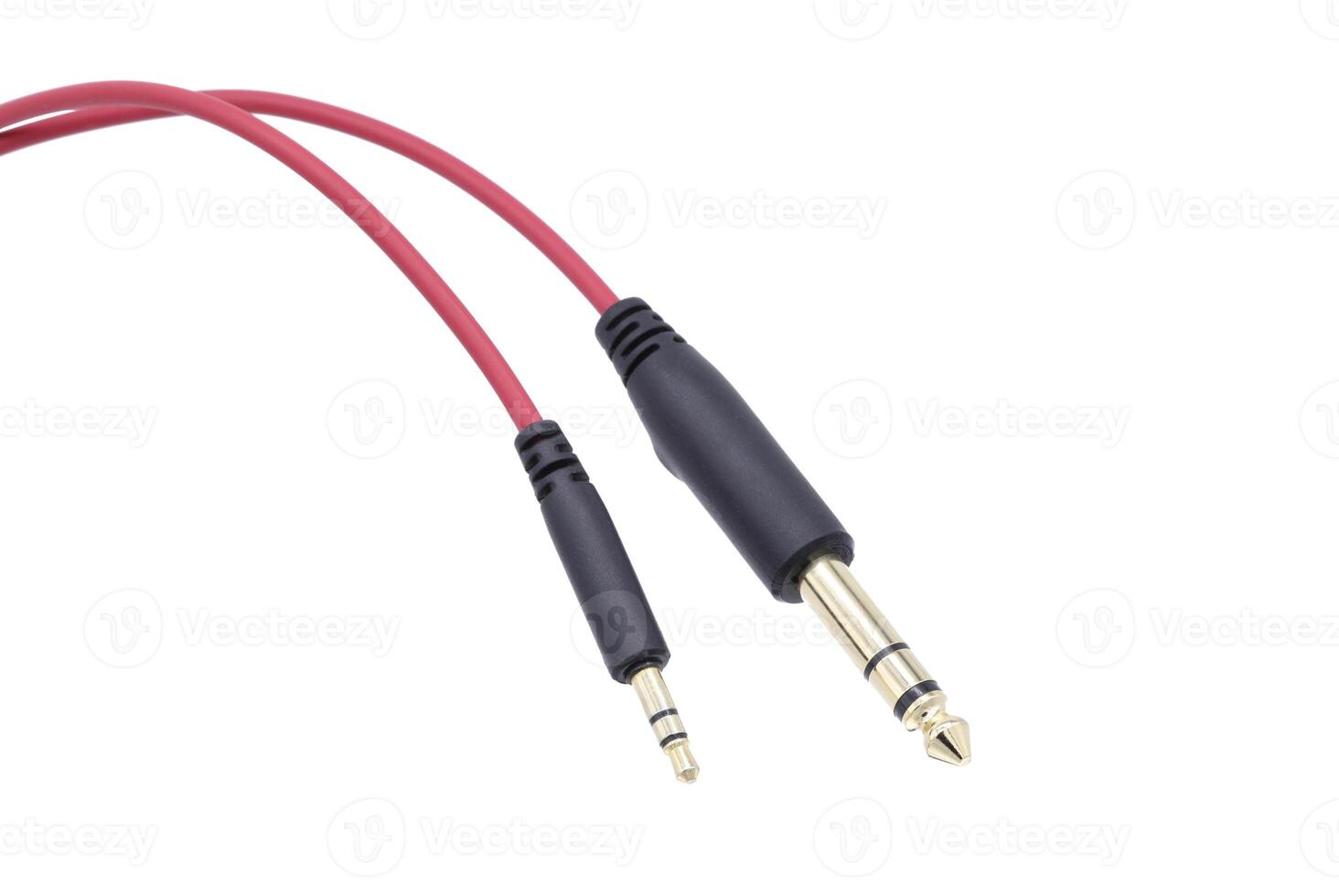 auricular Jack con rojo cable foto