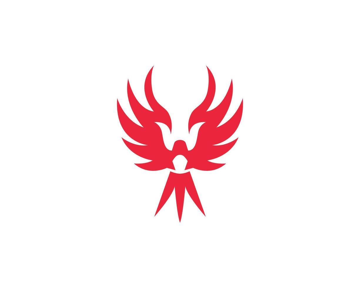 phoenix fox head logo vector
