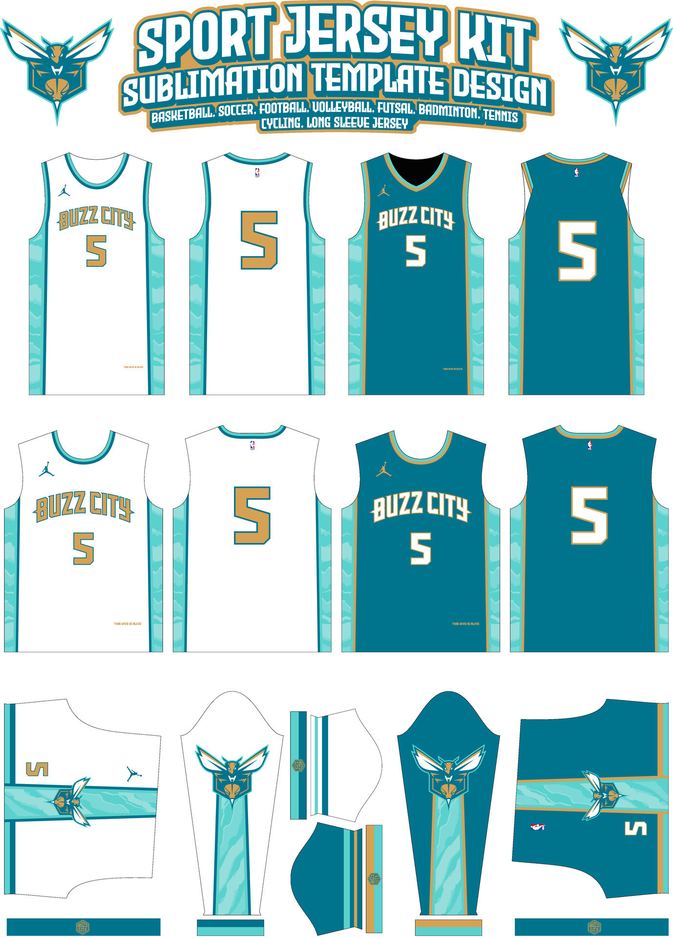 buzz city hornets jersey