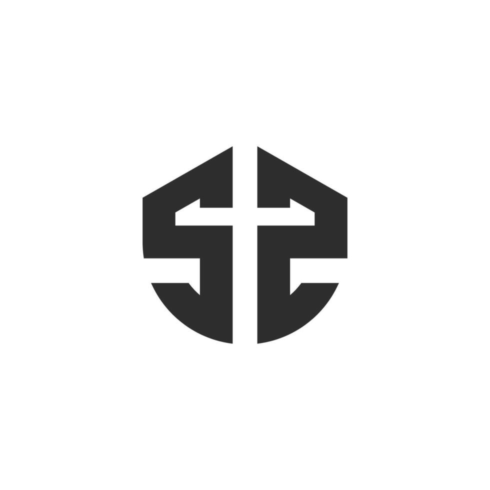 letter ss monogram logo template vector