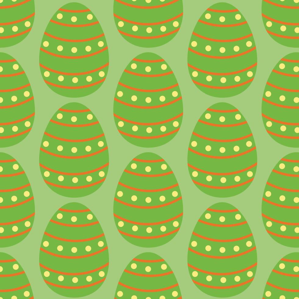 Easter eggs simple seamless pattern. Easter eggs, Easter symbol, decorative vector elements.