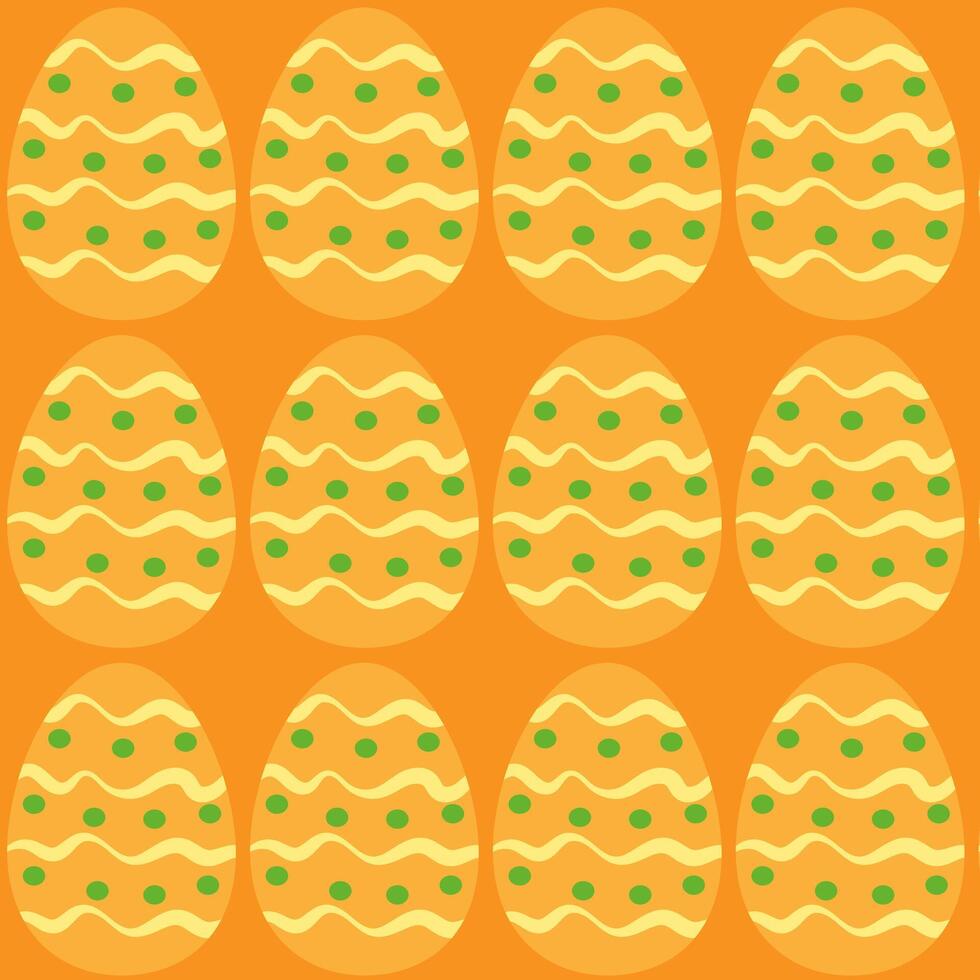 Easter eggs simple seamless pattern. Easter eggs, Easter symbol, decorative vector elements.