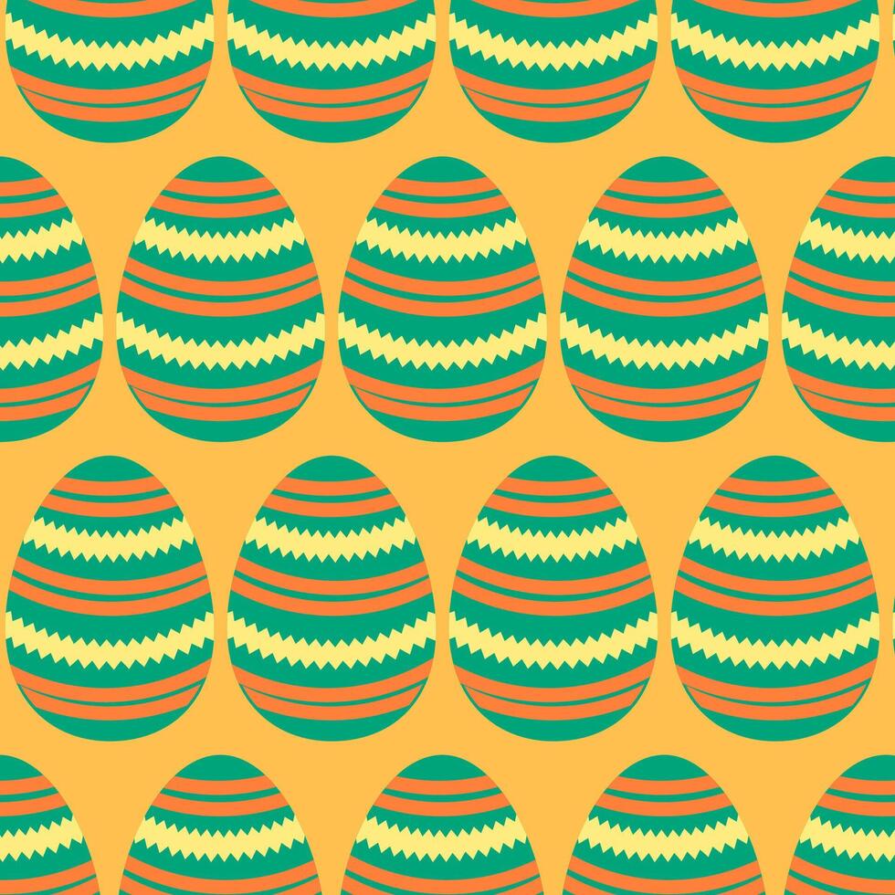 Easter eggs simple seamless pattern. Easter eggs, Easter symbol, decorative vector elements.