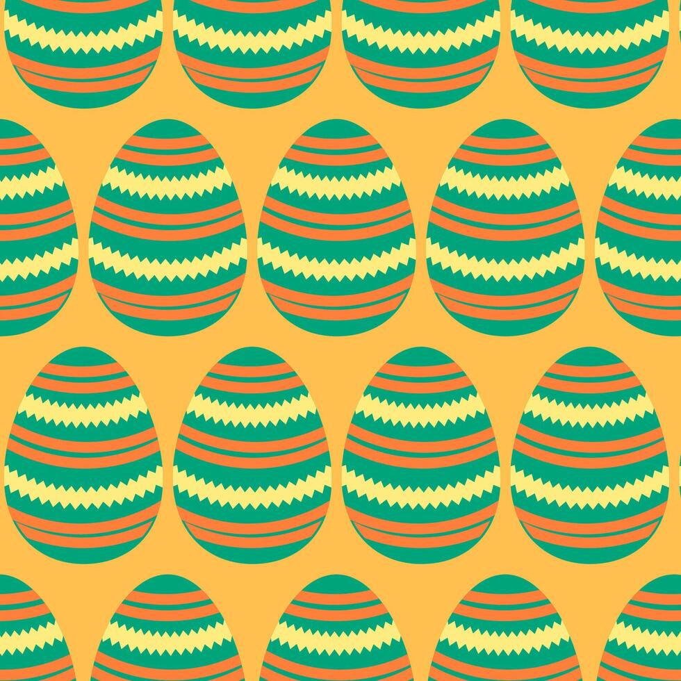 Easter eggs simple seamless pattern. Easter eggs, Easter symbol, decorative vector elements.