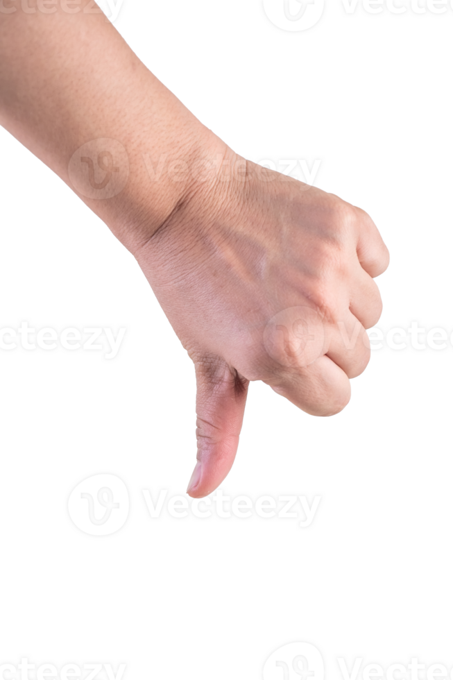 hand on isolated background clipping path png