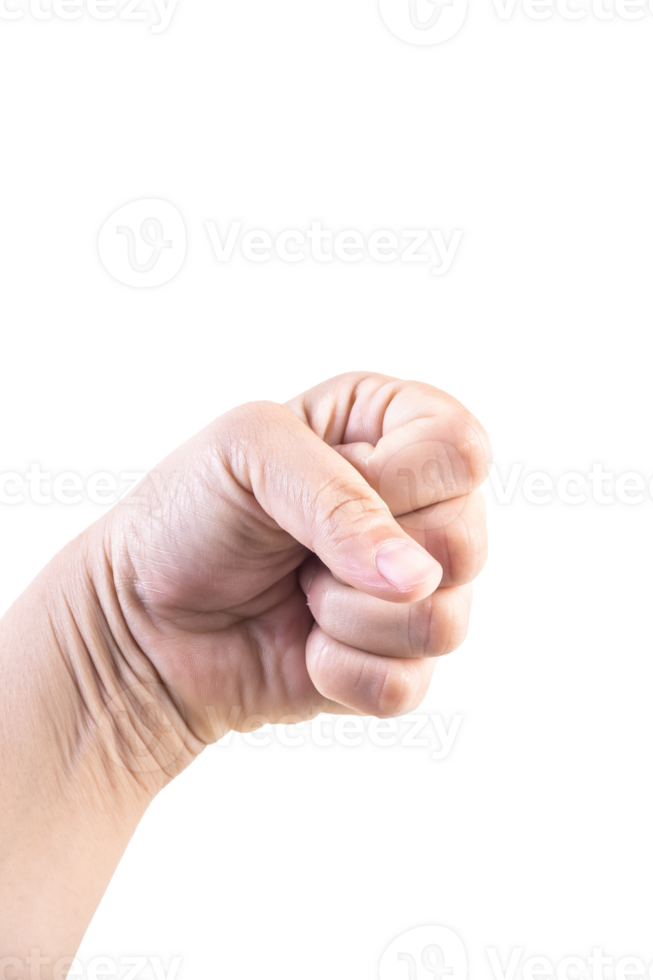 hand on isolated background clipping path png