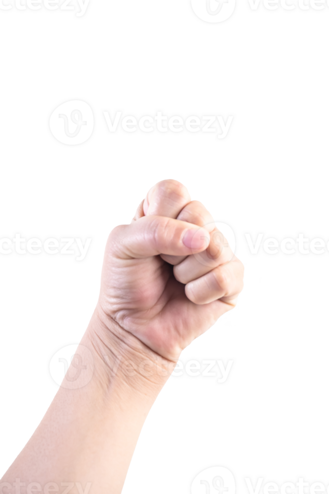 hand on isolated background clipping path png