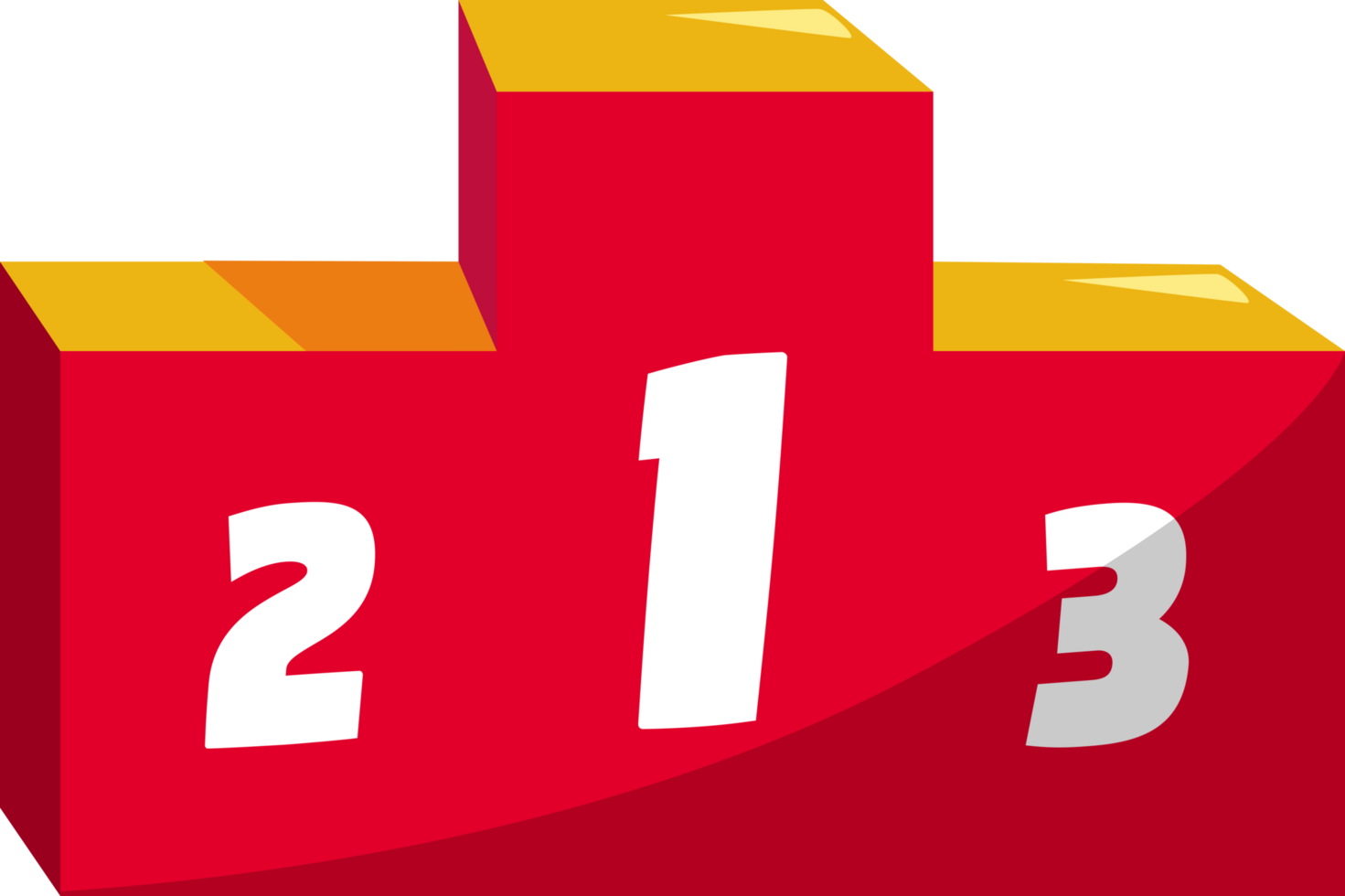 Winners podium illustration png