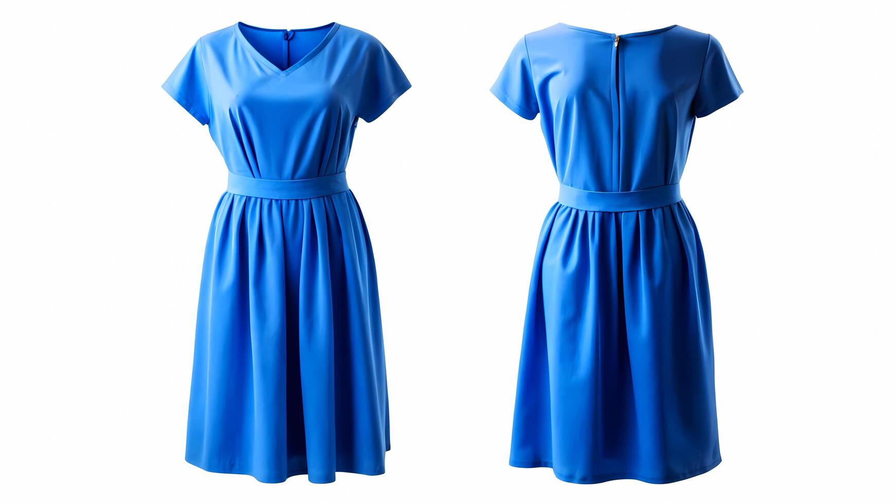 AI generated A Classic Blue Dress For Style And Comfort photo