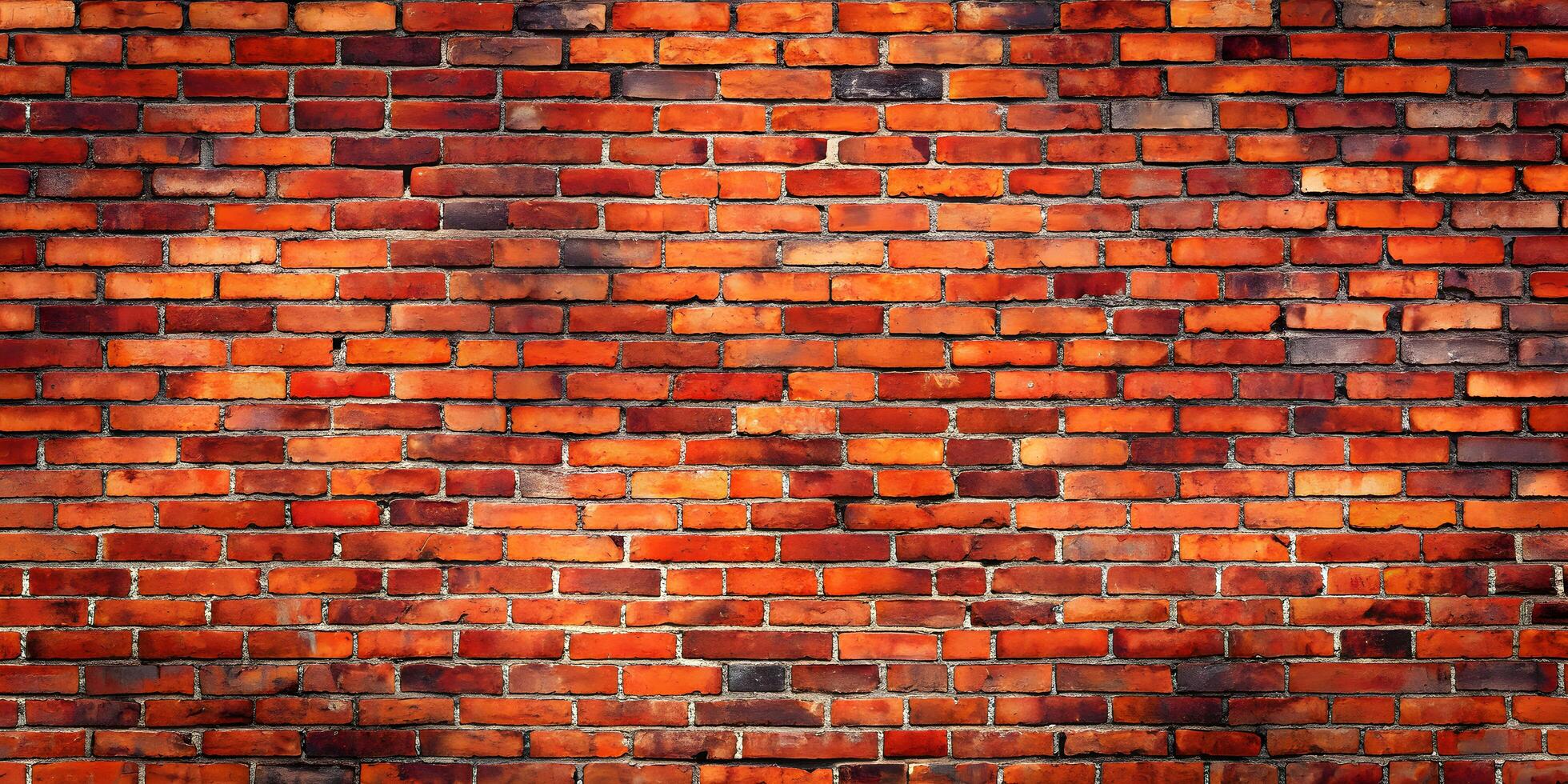 AI generated Classic Brick Wall Backdrop photo