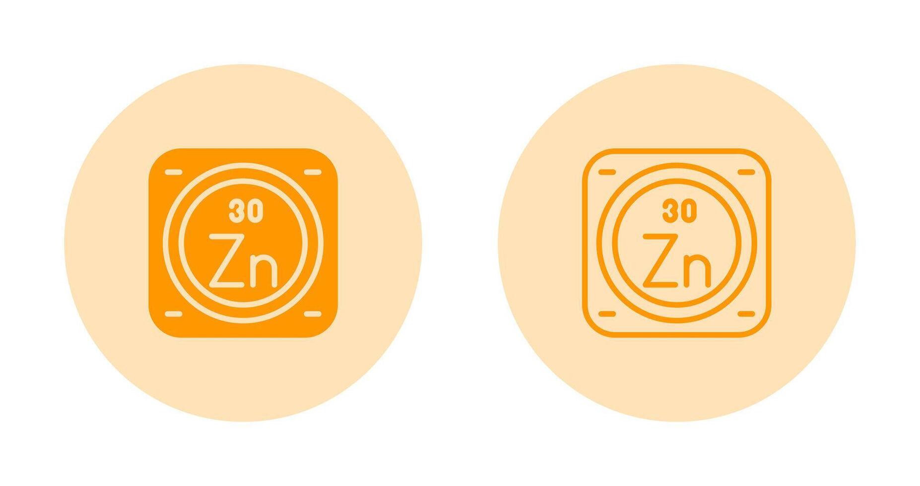 zinc vector icono