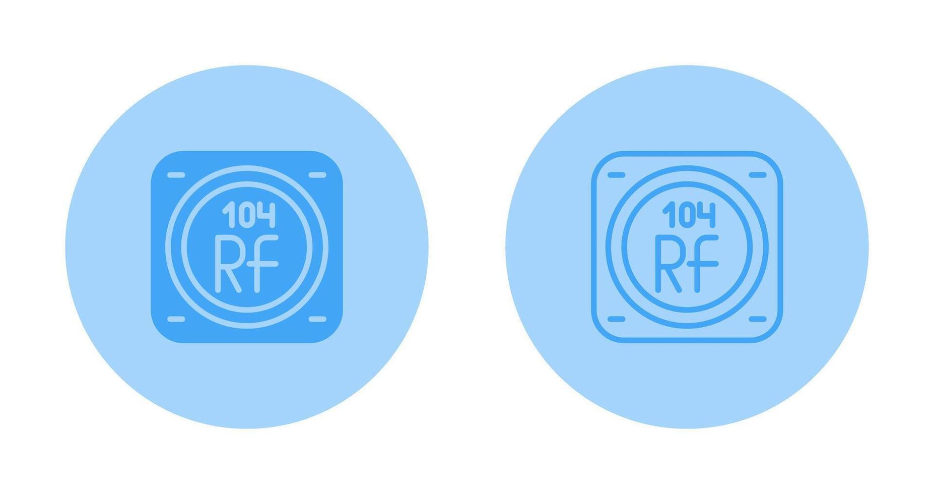 Rutherfordio Vector Icon