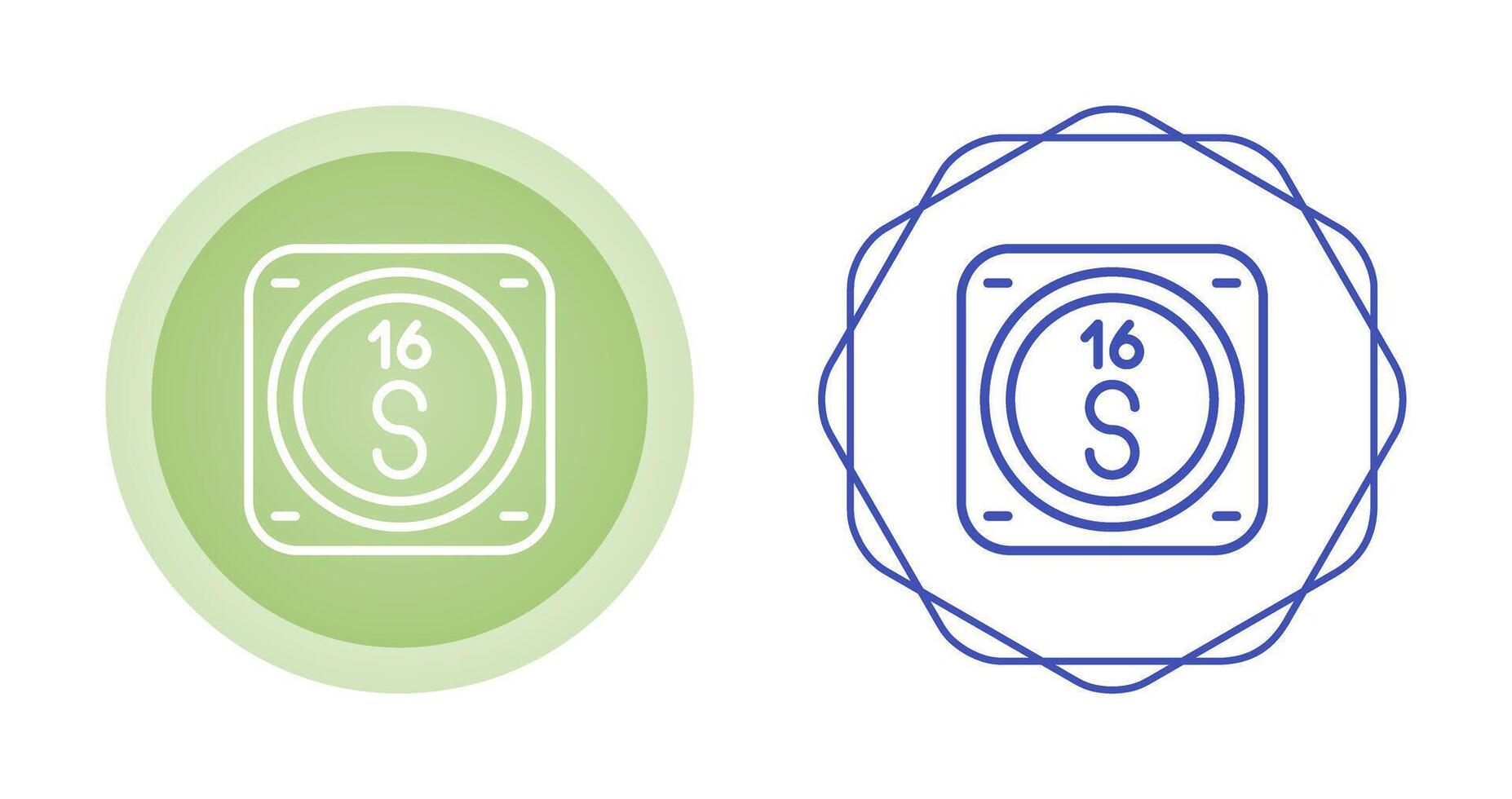 Chemical Element Vector Icon