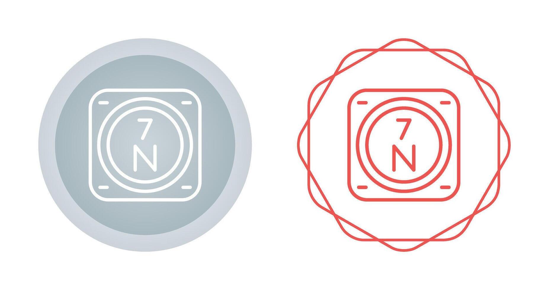 Nitrogen Vector Icon