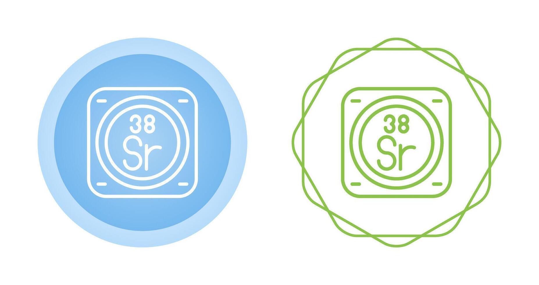 Strontium Vector Icon