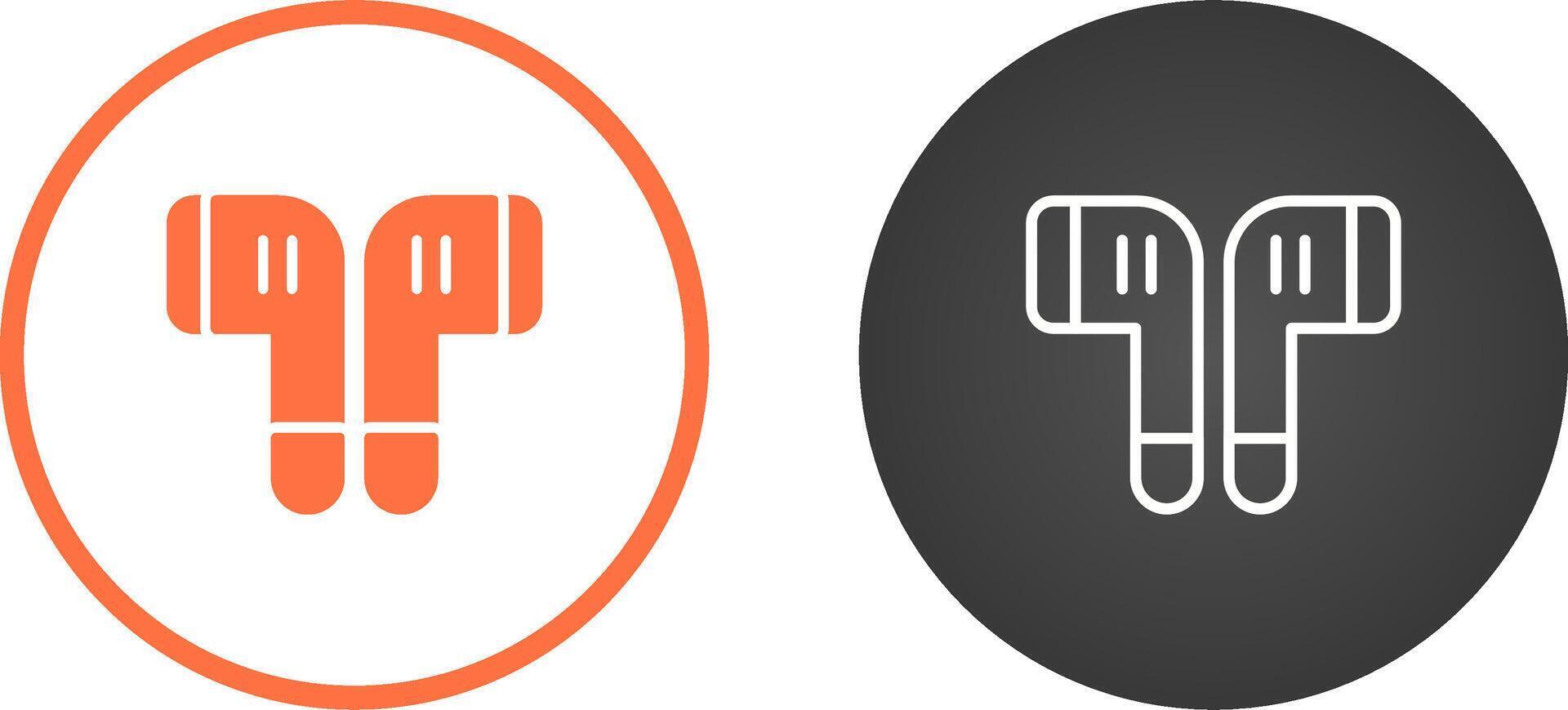 Wireless Earphones Vector Icon