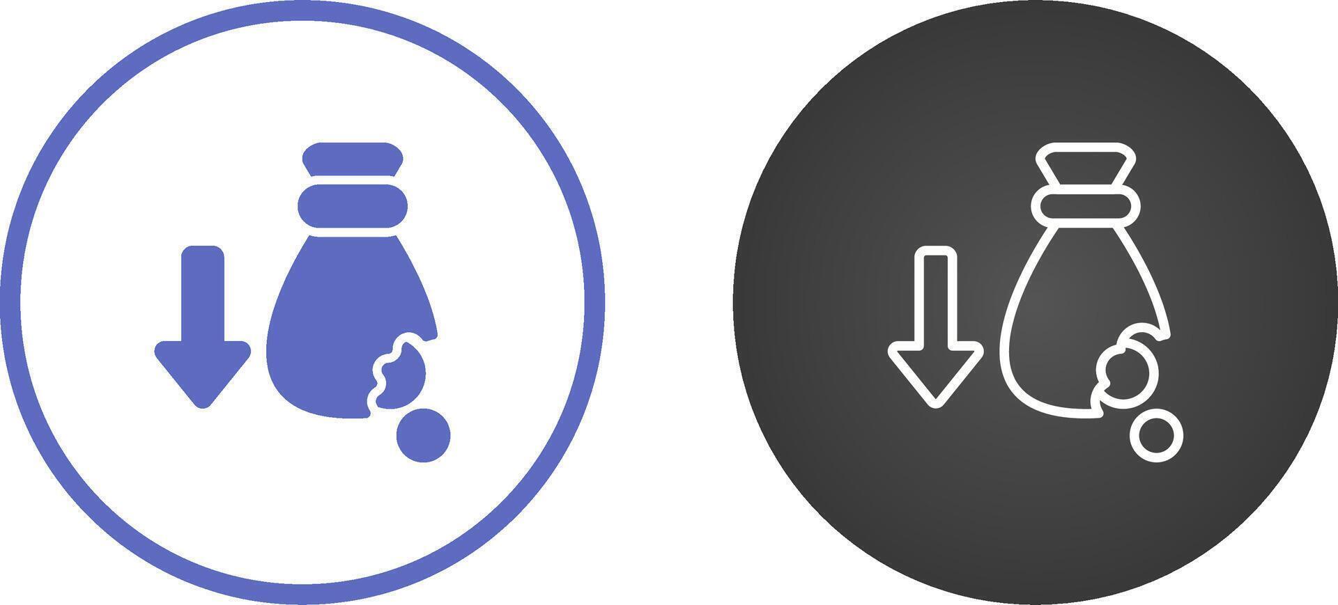 Financial Loss Vector Icon