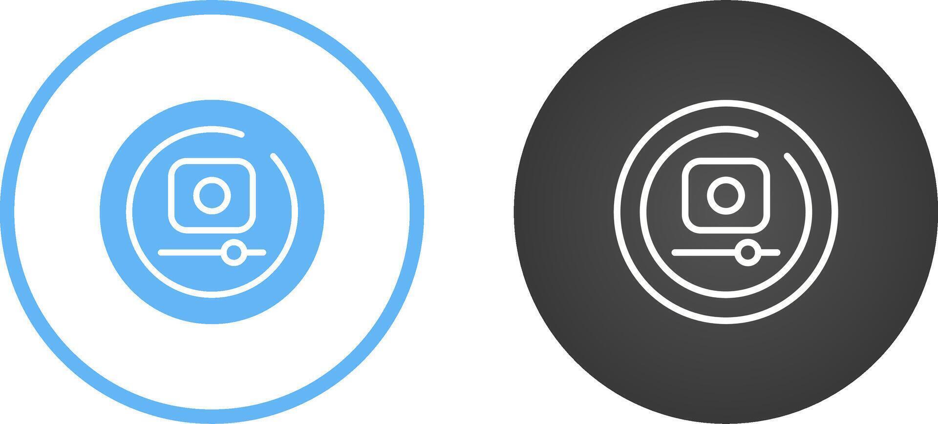 Video Record Circle Vector Icon