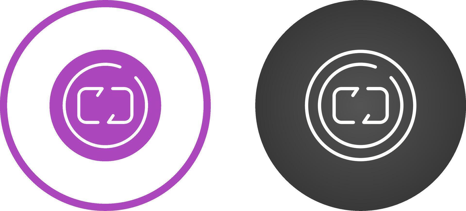 Repeat Circle Vector Icon