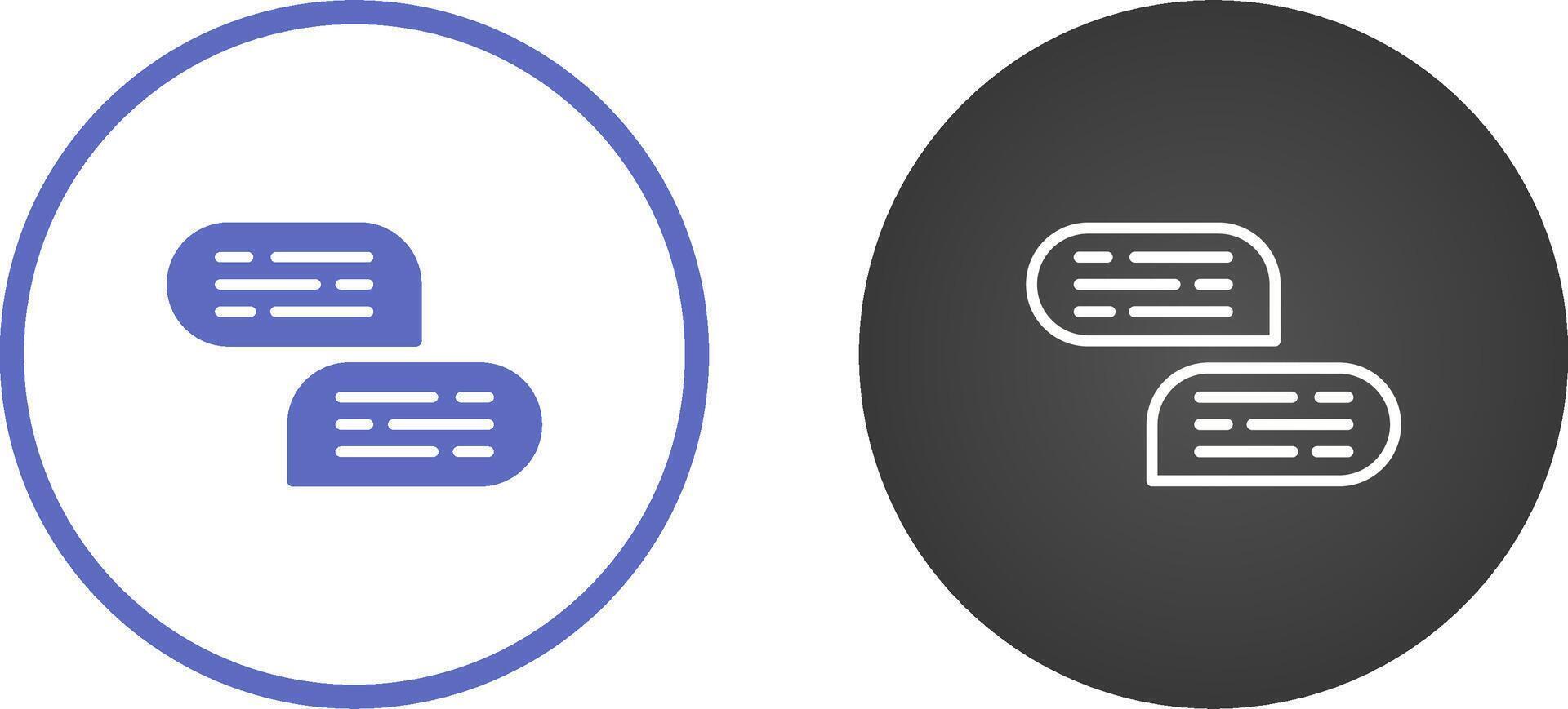 Speech Bubbles Vector Icon