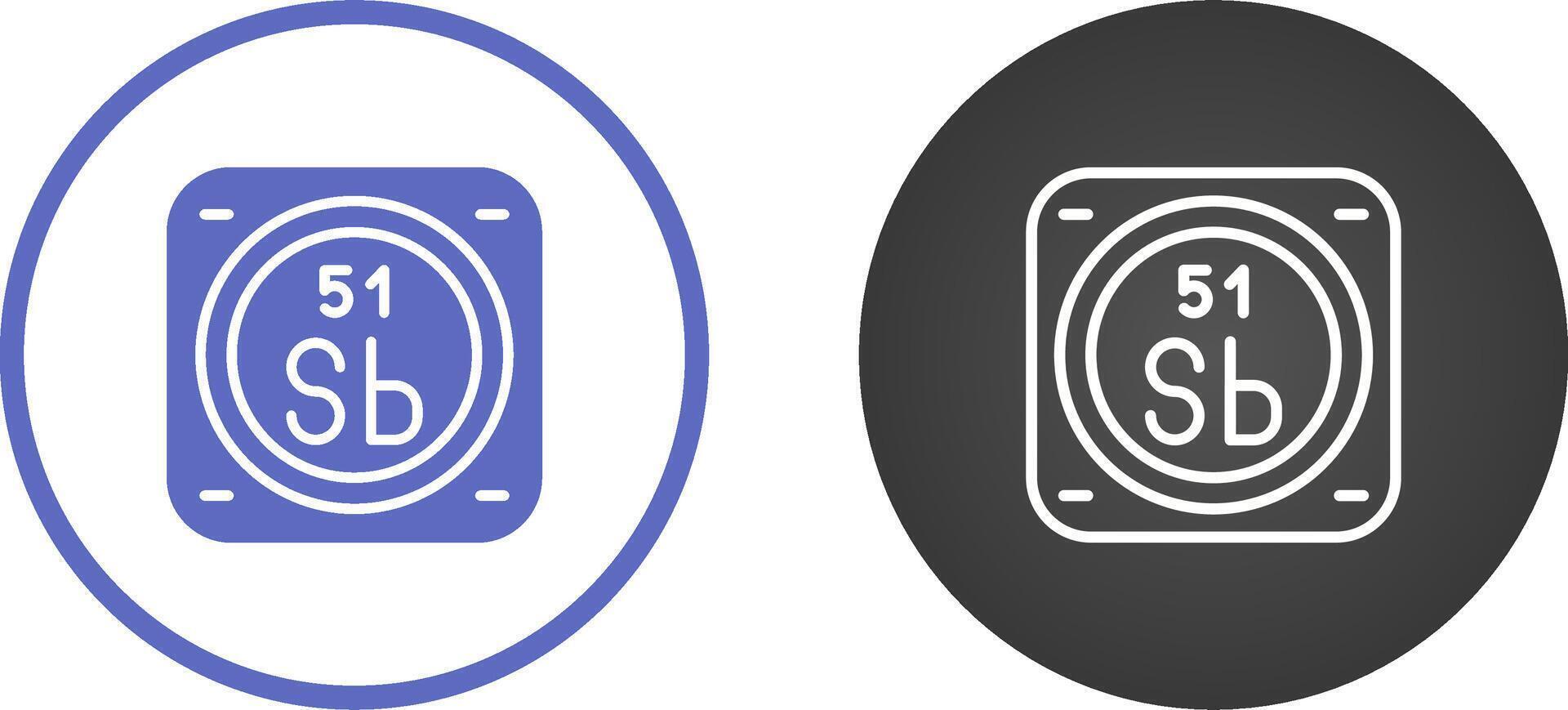 Antimony Vector Icon