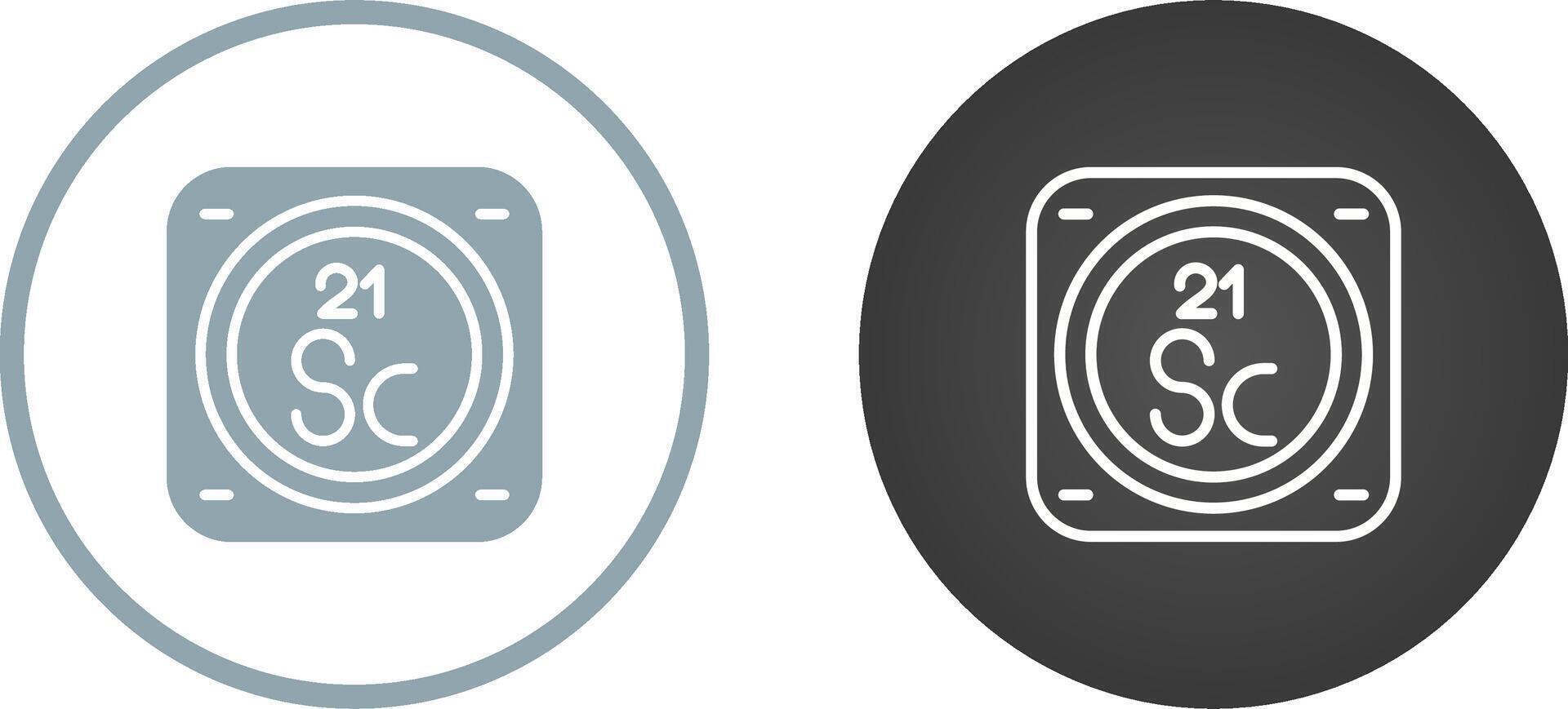 Chemical Element Vector Icon