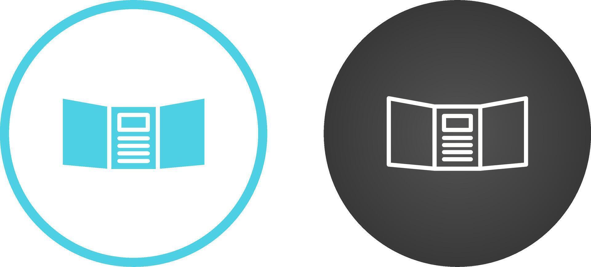 Triptych Vector Icon