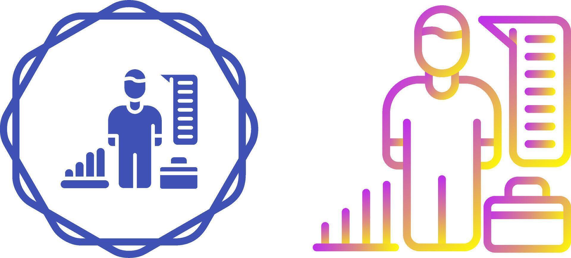HR Analytics Vector Icon