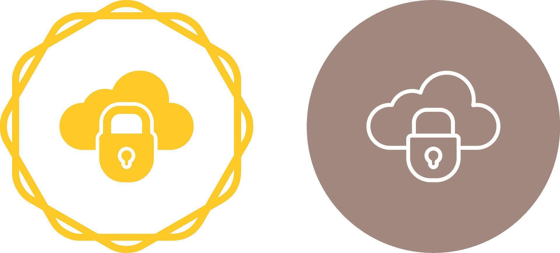 Private Cloud Vector Icon