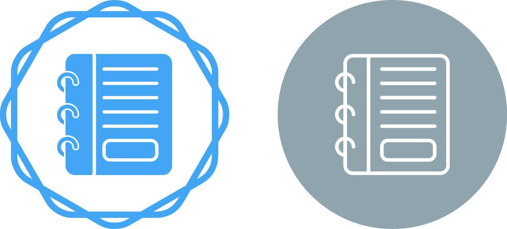 Notepad Vector Icon