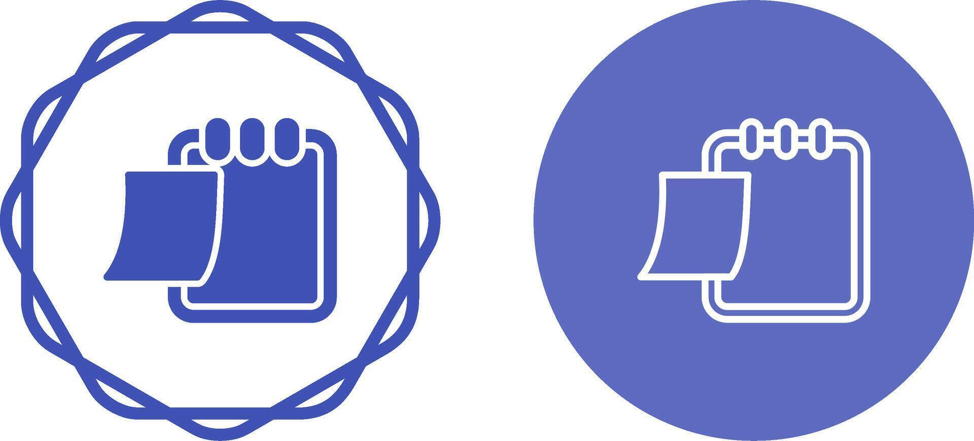 Writing pad Vector Icon