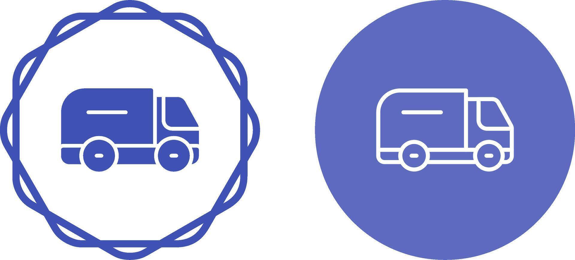 Truck Side Vector Icon