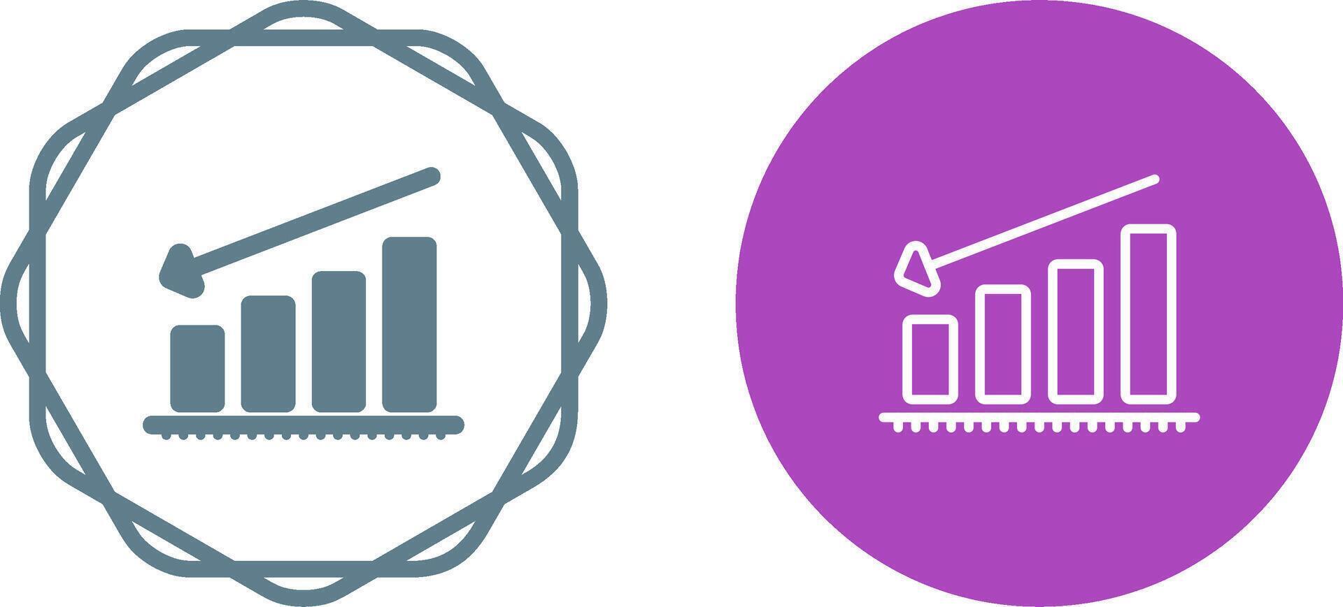 Chart Decreasing Vector Icon