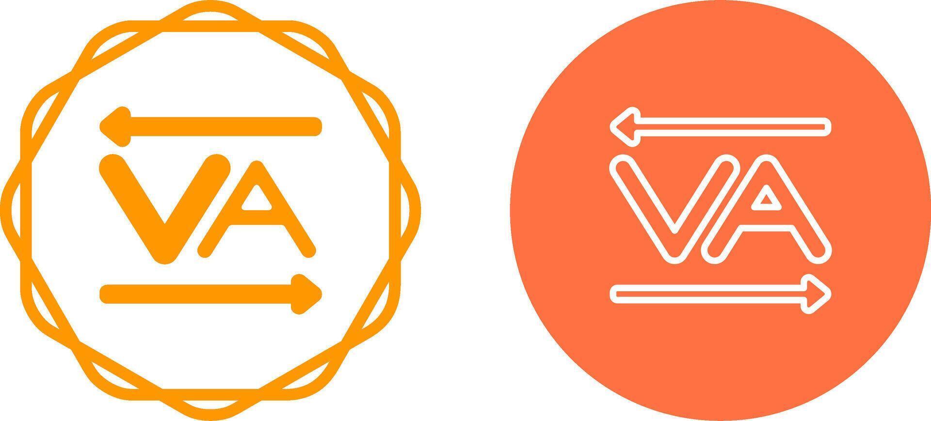 Kerning Vector Icon