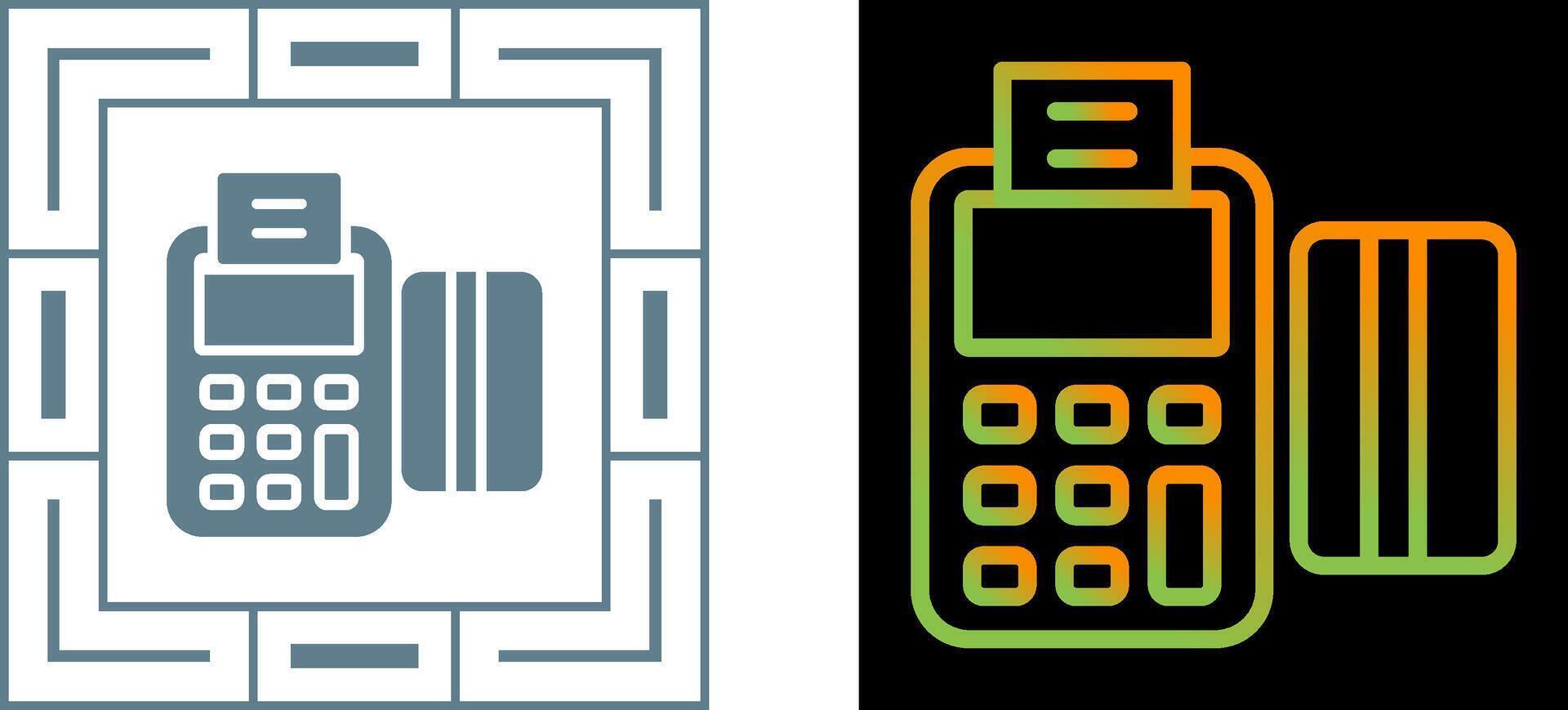 Point of Sale System Vector Icon