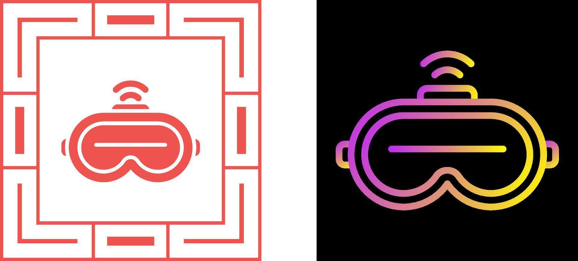 Augmented Reality Headset Vector Icon