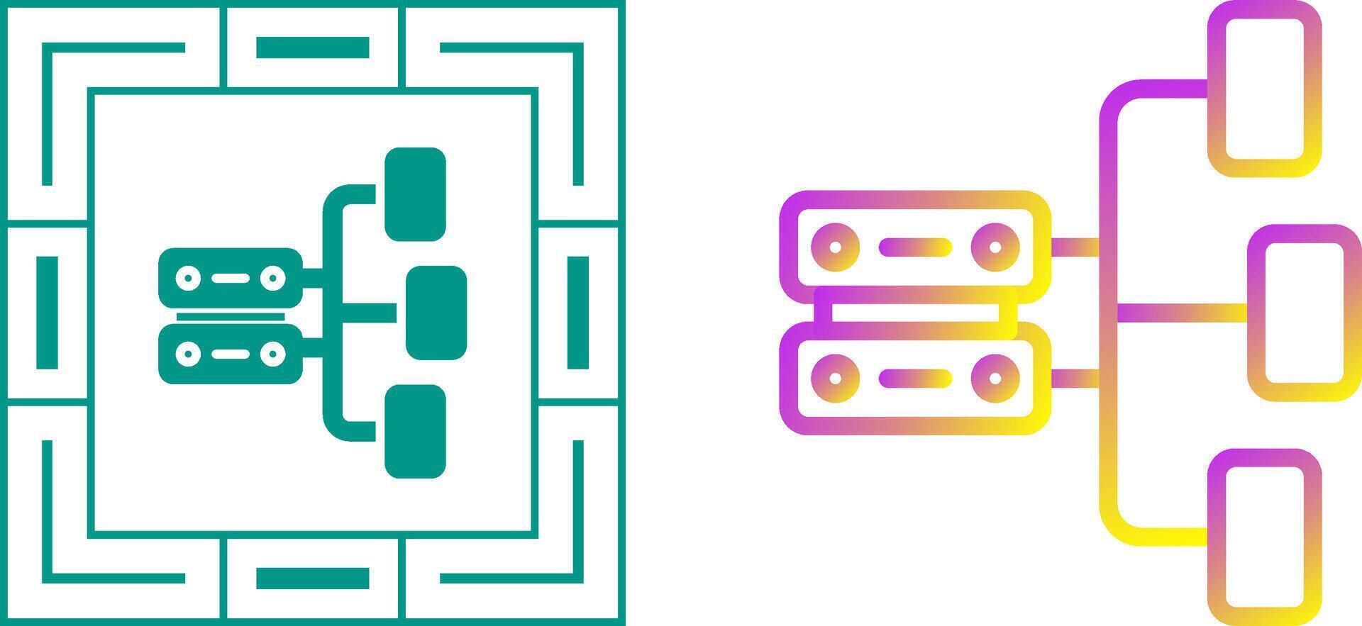 Data Architecture Vector Icon