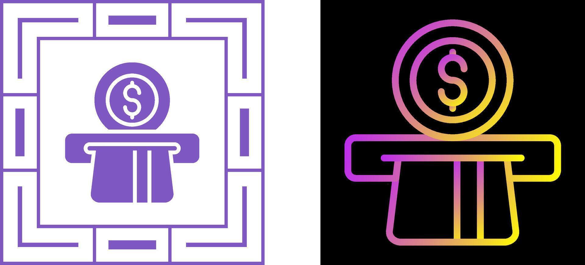 Automated Teller Machine Vector Icon