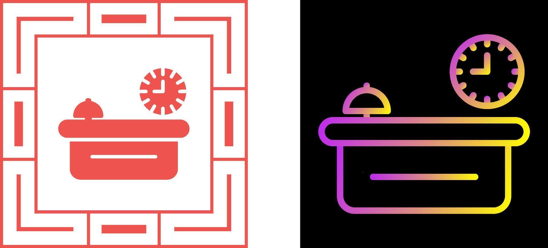 Customer Service Counter Vector Icon