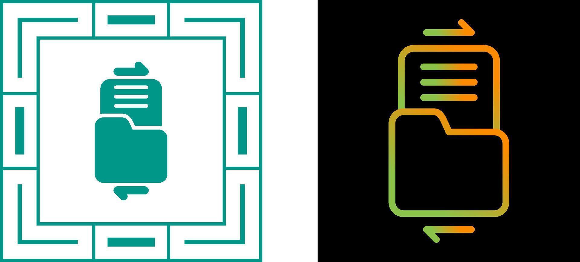 File Sharing Vector Icon