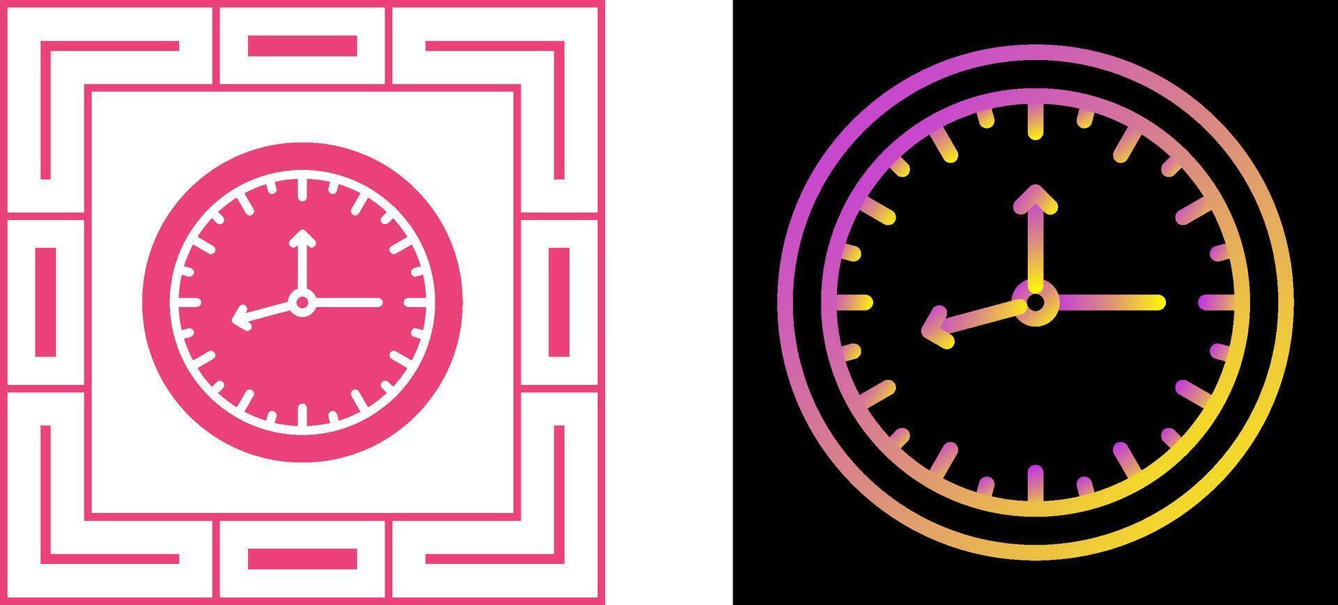 icono de vector de reloj