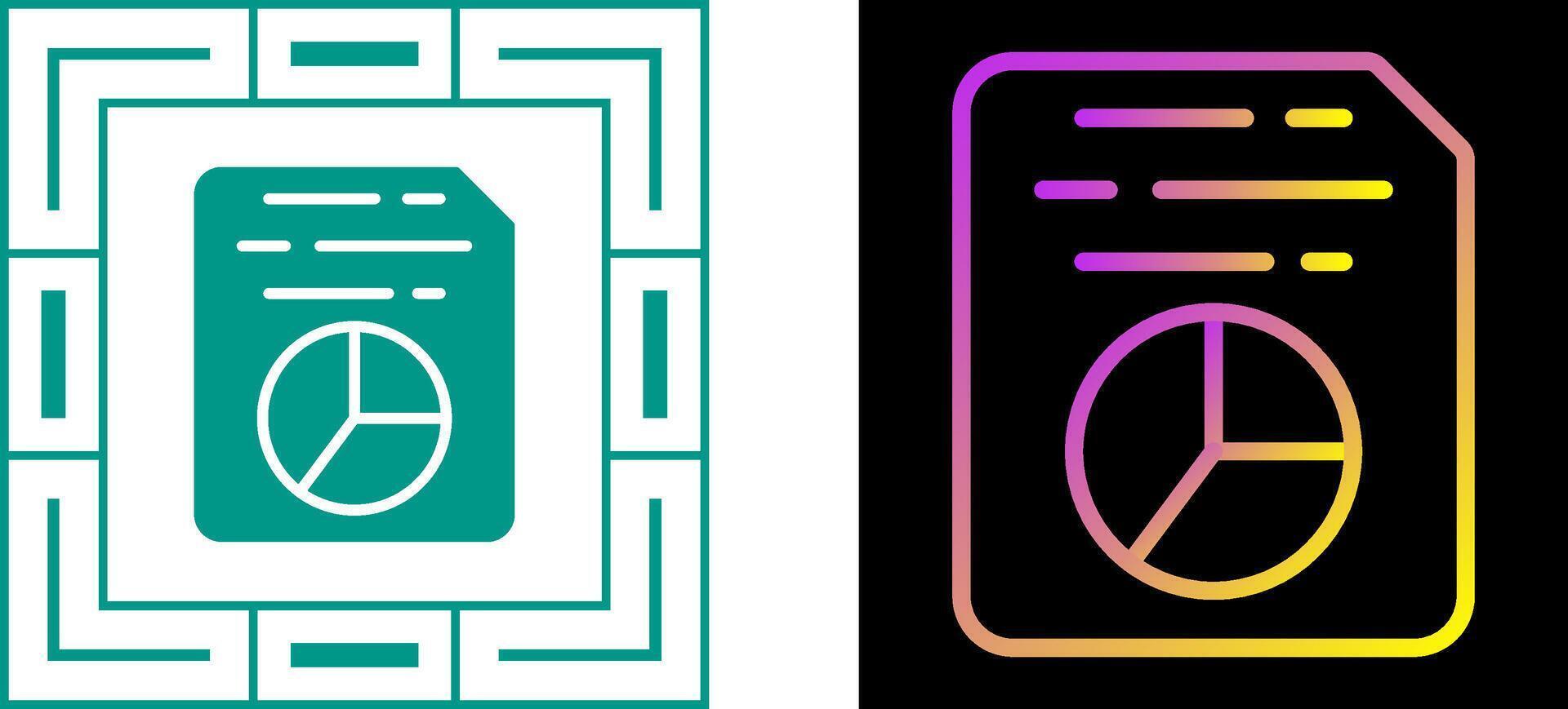 Document Insert Diagram Vector Icon