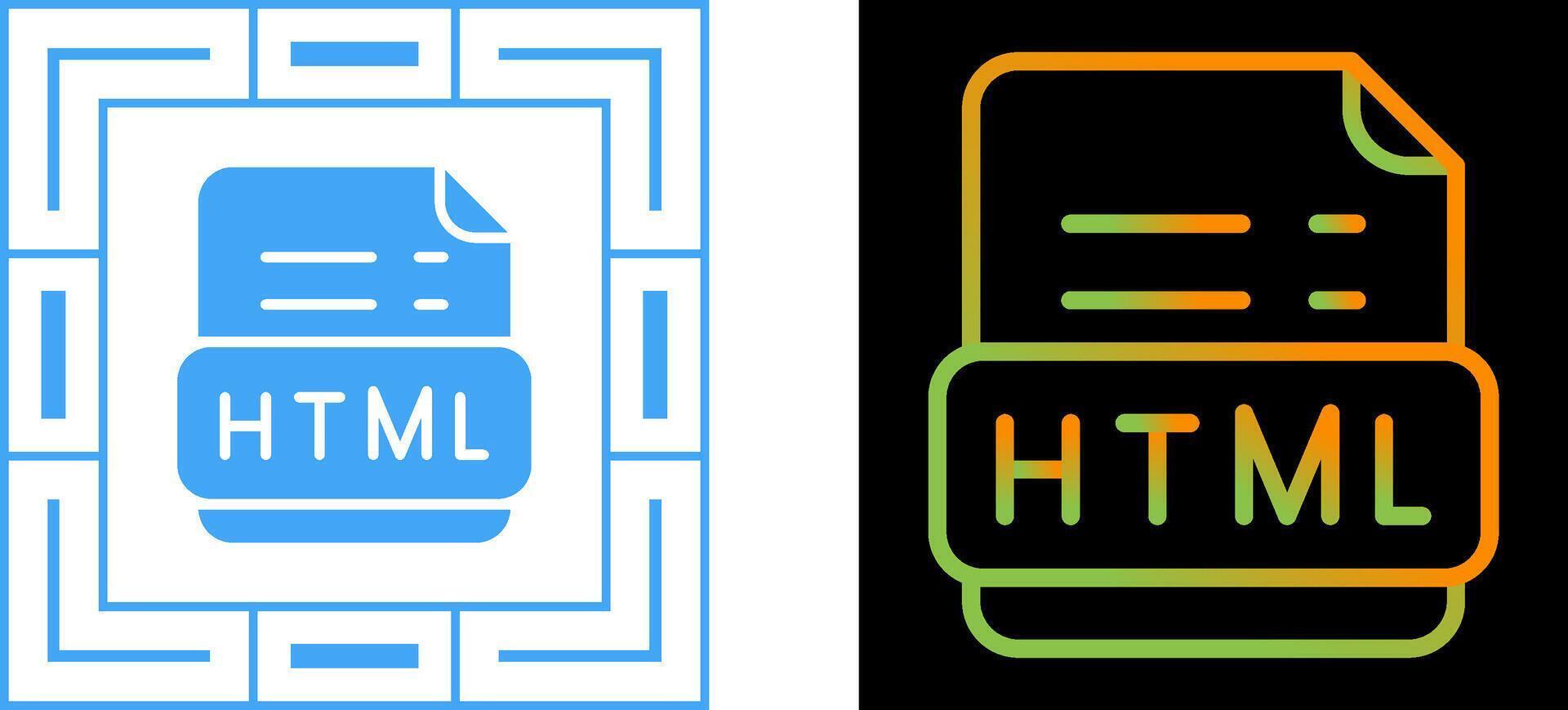 Html Vector Icon