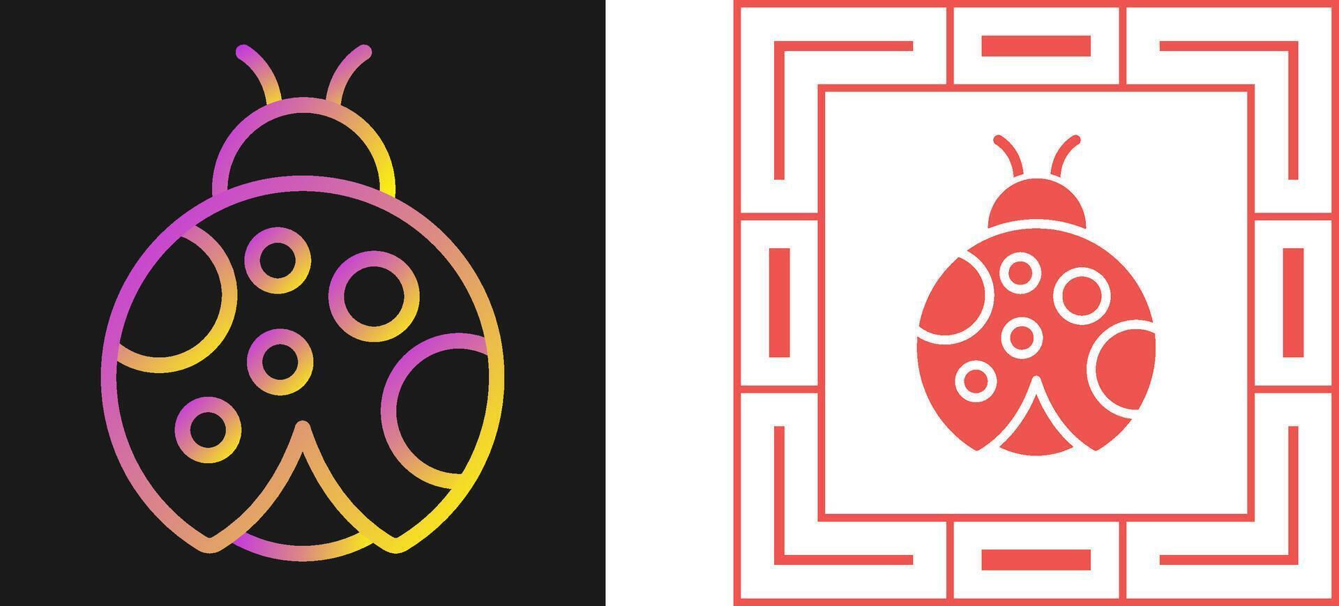 Ladybug Vector Icon